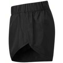 TriDri Womens/Ladies Anti-Chafe Running Shorts - 100% Polyester - 80gsm - (RW8006) - Black - View 3