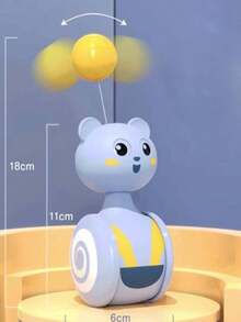 1pc Random Color Antenna Cat Tumbler Toy, Cat Teaser - Multicolor - View 2