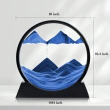 Stress-Relief Deep Sea Sand Art - 3D Glass Moving Sand Painting, Perfect For Home & Office Decor, Ideal Gift For Holidays And Dorms Birthday Gifts Graduation