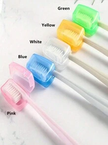 5 Vỏ bảo vệ đầu bàn chải đánh răng, Hộp đựng bàn chải đánh răng du lịch di động giúp giữ bàn chải đánh răng của bạn sạch sẽ trong khi đi du lịch Trang trí phòng tắm tại nhà Trang trí mùa thu Trở lại trường - Nhiều màu - Xem 3