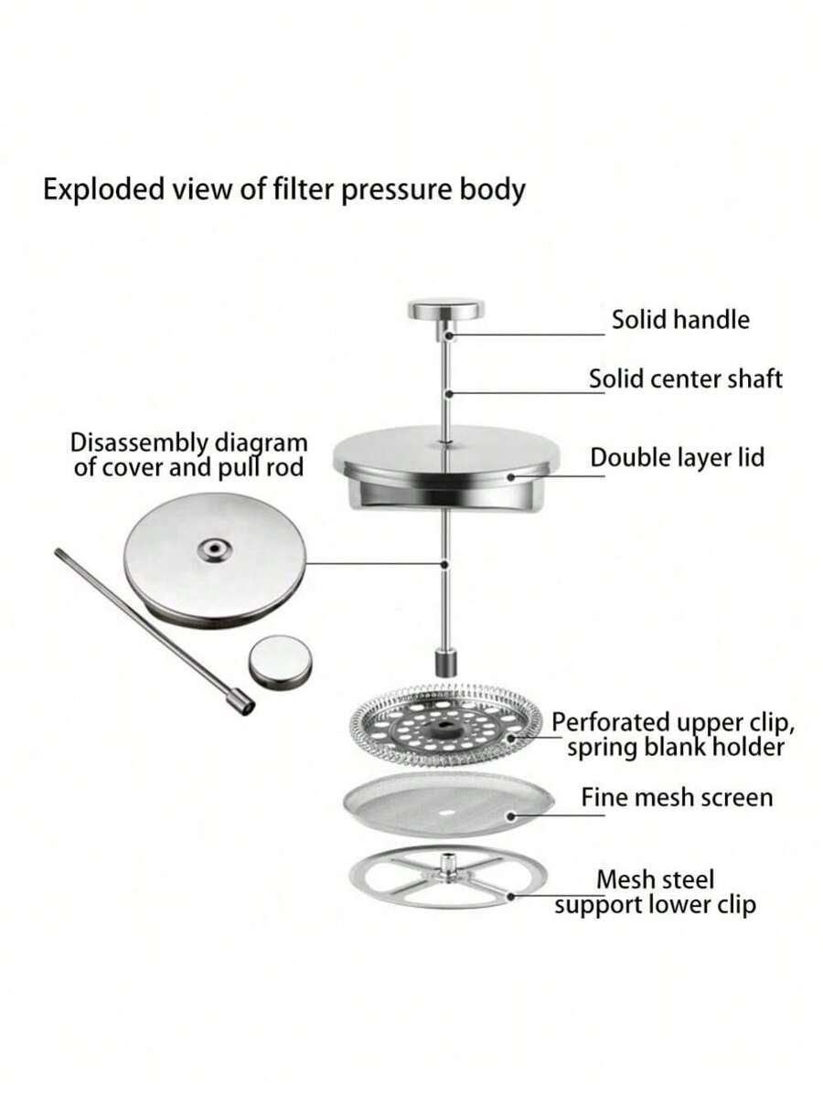 Coffee Brewing Pot Espresso French Filter Tea Brewer Coffee Pot Coffee