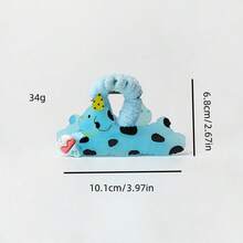 Dễ thương siêu dễ thương mèo chó nhồi bông lấy kem kẹp tóc cô gái ngọt ngào kẹp tóc - Nhiều màu - Xem 5