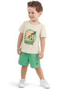 Elian Summer Premium Boys' Set - Beis - Ver 1