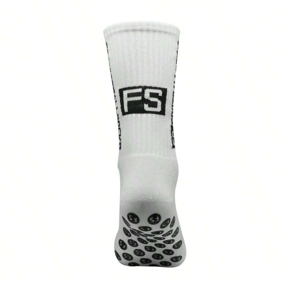 1pair AntiSlip Adhesive Football Socks Professional Sports Training