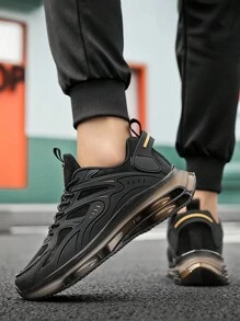 Men's Casual Air Cushion Sports Shoes, Comfortable Shock Absorption And Non-Slip Design Running Shoes, Suitable For Outdoor Sports And Daily Wear