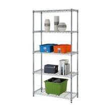 5-Tier Metal Wire Rack Free Standing Shelving Unit Adjustable Heavy Duty Storage - 1 - Xem 2