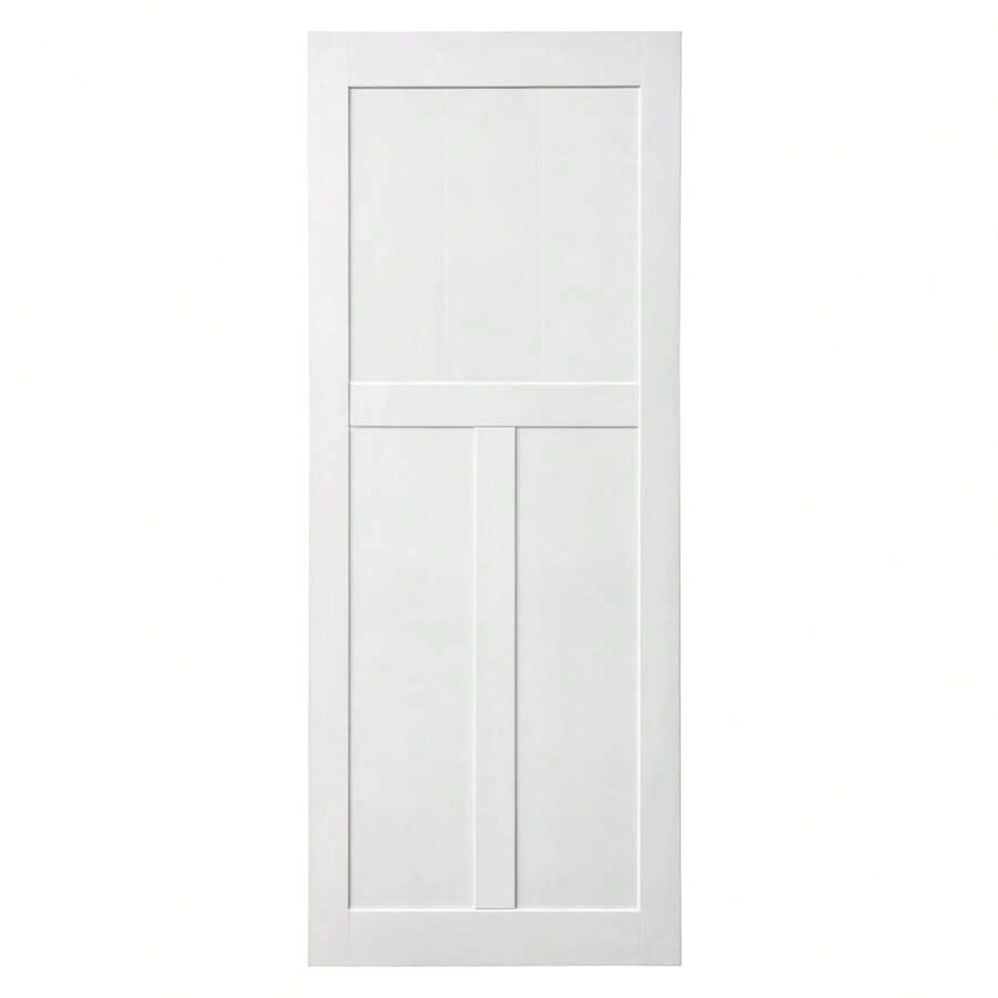 Goodsilo 36x84 T Style Real Primed Door Slab Modern Interior Barn Door
