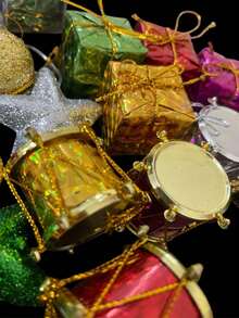 Kit 19 Christmas Tree Decorations - 彩色 - 查看 2
