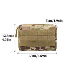 NYXIA Outdoor EDC Hunting Toolkit Molle Pouch, Multifunctional Camouflage Waist Pack Coin Cell Phone Pouch, Nylon Portable Men's Handbag - Multicolor - View 7