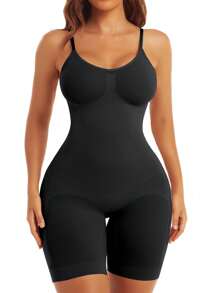 VVX Shapewear Bodysuit For Women Tummy Control - Butt Lifting Full Body Shaper Seamless Thigh Slimmer Shorts - màu đen - Xem 1