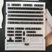 115 Keys Mechanical Keyboard With Dual Color Translucent Keys, Camera Theme Keycaps, By Maorbeng Original Manufacturer - Clear - View 3