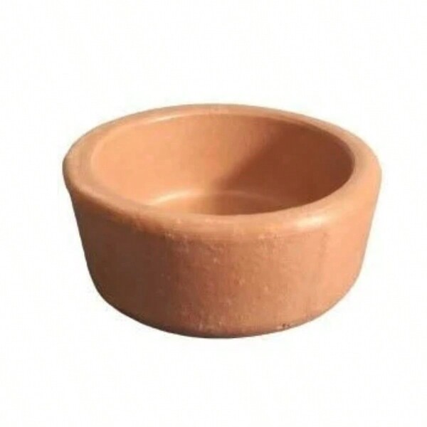 Comedouro Bebedouro de Barro Pequeno Tamanho 1 em barro ceramica para Aves Passaros e Roedores
