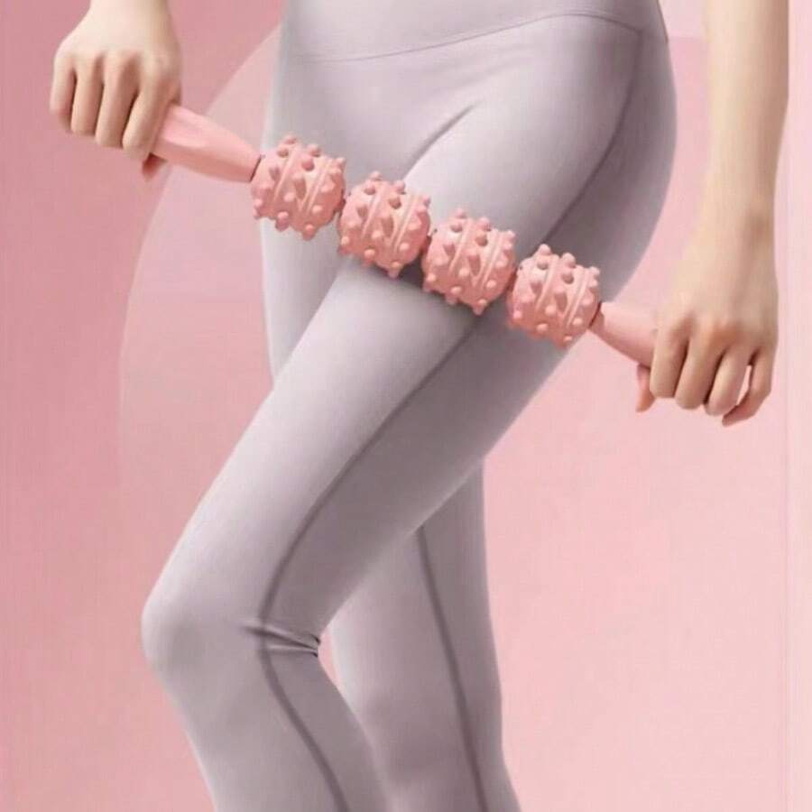 [1 Pack] Slim Leg Massage Stick Wolf Tooth Stick Roller Muscle Massager
