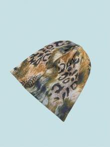 Y2K 风格无檐便帽，图案印花哥特式针织帽，户外保暖冬季男女通用，波西米亚条纹印花百搭休闲可爱腈纶针织帽，适合所有季节 - A - 查看 6