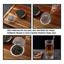 套件 1/3/6 件茶叶浸泡器草药过滤器筛子扩散器多功能面粉咖啡糖不锈钢优质-Ke Home - 銀色 - 查看 3