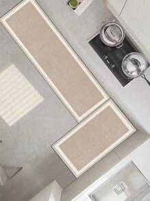 1pc Premium Diatomite Cushion Kitchen Mat With Advanced Pattern, Luxurious And Fashionable, Fatigue-Resistant, Water Absorbent, Anti-Slip, Suitable For Kitchen, Bathroom, Entrance, Laundry Room And More - Multicolor - View 12