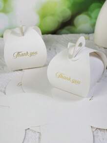 Hộp quà cảm ơn thanh lịch gồm 10 hộp, hộp quà nhỏ đựng kẹo, sôcôla và quà tặng nhỏ, nhiều màu sắc với thiết kế "Cảm ơn" bằng giấy bạc màu vàng, lý tưởng cho đám cưới, tiệc mừng sinh nhật, quà tặng tiệc sinh nhật và những dịp đặc biệt - 5,5x5,5x6,5cm - Xem 7