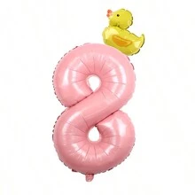 1 bộ bóng bay nhiều màu sắc hình xe hơi hoạt hình mini, động vật, số 40 inch và 32 inch, bao gồm vịt, ếch, lợn, gấu trúc, bò, xe cứu hỏa, v.v., dùng để trang trí tiệc, sinh nhật, ngày lễ, giáng sinh - Nhiều màu - Xem 97