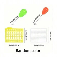 YOTO 8 Pieces Carp Fishing Hair Rigs, Carp Hook Rig With Braided Line, Carp Leader With 2 Boilie Stoppers And 2 Needles - Yellow - View 5