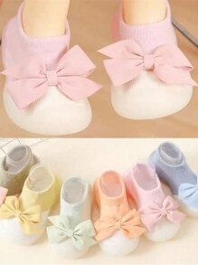 1 双婴幼儿防滑软底室内袜子（冬季适用，1 岁） - 彩色 - 查看 1