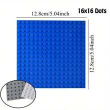 2PCS 16X16 Dots Small Particle Compatible DIY Building Blocks Baseplates Bricks Educational Assemblage Construction Base Plates Toys For Kids - Multicolor - View 16
