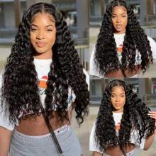 BINF Malaysian Remy Hair Bundles Deep Wave Human Hair Weave Bundles 100% Remy Hair Extensions Natural Black 1/3/4 Pcs 8-30 Inches - Natural Black - View 8