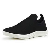 Tenis Masculino Casual - Preto e Branco - Visão 1