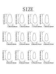 4 Pieces 96-Piece Medium-Long Wearable Nail Set In A Sweet Girl Style, Suitable For Girls, Ladies' Festivals, And Daily Wear. Includes 4 Nail Files, 4 Jelly Gels, And 4 Nail Removal Sticks - Multicolor - View 6