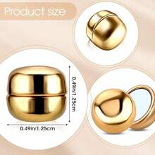 1-4pcs Magnetic Scarf Clips, Strong Magnetic Scarf Pins, Magnetic Button Decorative Pins, Multipurpose Cute Magnets, Brooch Magnetic Pins Back, Decorative Buttons - Multicolor - View 10