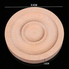 1pc Natural Wooden Jewelry Design Board Flocked Bead Board Jewelry Measuring Tools DIY Handmade Bracelet Necklace Organizer