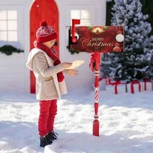 1 cái Vỏ hộp thư Giáng sinh 'MERRY CHRISTMAS' Trang trí chống bụi - Nhiều màu - Xem 3