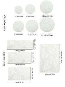 1pc Super Soft Fluffy Round Shaggy Rug , Non-Slip, Washable, And Cute Carpet For Living Room, Bedroom, Home Decor, Room Decor, Accent Rug, Floor Covering, And More With Anti-Slip Backing And Easy Maintenance - Coffee Brown - View 3