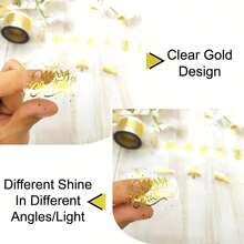 1 Cuộn 500 Nhãn Dán Giấy Bạc Vàng Giáng Sinh - Nhãn PVC Lời Chúc Mừng Ngày Lễ Các Loại Để Trang Trí Quà Tặng, Đường Kính 1 Inch, Con Dấu Thiết Kế Ngày Lễ Nhiều Kiểu Dáng, Giáng Sinh - Nhiều màu - Xem 6