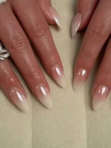 30 chiếc móng tay nhọn ngắn thời trang móng tay hoàn thiện màu Ghrome chuyển màu ấn vào móng tay móng tay acrylic móng tay giả bộ làm móng tay có thể tháo rời phủ toàn bộ lâu trôi bao gồm 1 tờ keo dán và 1 dũa nhỏ hoàn hảo để sử dụng hàng ngày - Nhiều màu - Xem 1