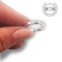 925 Silver Ring, Infinity Model, Genuine 925 Silver - 單身的 - 查看 2