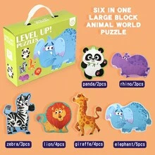 Một hộp đầy màu sắc với bao bì hút chân không, năm sáu trong một hộp quà cầm tay lớn dành cho trẻ em - Nhiều màu - Xem 12