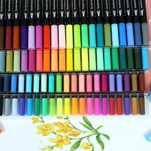 48 Colores Marcadores Plumones Punta De Pincel Dual Brush - Conjuntos - Ver 10