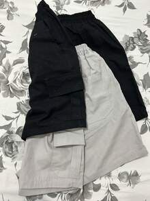 Kit3 Pack In 7 Colors/Men's Cargo Shorts With Pockets Random Colors Sent - xanh quân đội - Xem 3