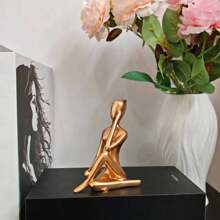 Scandinavische Stijl Luxe Yoga Meisje Hars Ambachtelijke Ornamenten, Moderne Woondecoratie Voor TV Kast, Wijnkast Beste Geschenken