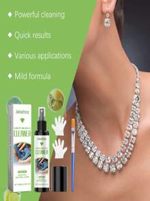 Bình xịt vệ sinh trang sức Nhẫn Vòng cổ Làm sáng trang sức Sửa chữa Khử nhiễm Bảo dưỡng Bình xịt vệ sinh Chất tẩy rửa trang sức Tẩy gỉ Làm sạch Nhẫn kim cương vàng Làm sạch dây chuyền Chất tẩy rửa tro Bình xịt vệ sinh trang sức Trang sức Dây chuyền Khử nhiễm trang sức Chất tẩy rửa chống oxy hóa Chất tẩy rửa trang sức Làm sạch Đồng hồ vàng Nhẫn kim cương (Mẫu mới và cũ được giao ngẫu nhiên.) - Nhiều màu - Xem 3