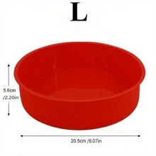 1/3Pcs Round Silicone Cake Pans Silicone Cake Mold Tray Pans Round Baking Mold Kitchen Silicone Nonstick Baking Pans Easy To Demold Suitable For Layer Cake Cheese Cake Rainbow Cake Reusable Cake Pans Bakingt Tools - Multicolor - View 10