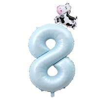 1 bộ bóng bay nhiều màu sắc hình xe hơi hoạt hình mini, động vật, số 40 inch và 32 inch, bao gồm vịt, ếch, lợn, gấu trúc, bò, xe cứu hỏa, v.v., dùng để trang trí tiệc, sinh nhật, ngày lễ, giáng sinh - Nhiều màu - Xem 111