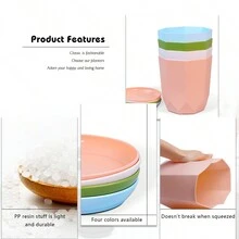 Four Medium-Sized Octagonal Flower Pots, High-Quality And Lightweight Flower Pots, With Subtle Patterns On The Outer Wall Of The Pots To Showcase Their Quality. Made Of High-Quality PP Material, It Greatly Reduces Weight While Ensuring The Original Strength, Making It Easier To Move After Planting Plants. PP Material Plastic Flower Pots Are Safer And Healthier, Caring For The Healthy Growth Of Plants. Choose From Four Different Colored Flower Pots According To Your Needs - 西瓜粉 - 查看 6