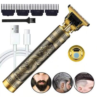 Maquina de afeitar eléctrica Recargable para Barba Cortadora Cabello Ceja