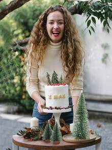 1/5 件迷你人造圣诞树、桌面小圣诞树、节日派对装饰品 - 各种尺寸,适合作为节日庆祝活动的桌面装饰 - 迷你聖誕樹 - 查看 4