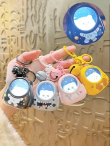 1PC Móc khóa đèn ngủ phát sáng dễ thương, Móc khóa ba lô phát sáng, Móc khóa xe hơi, Đồ dễ thương, Phụ kiện móc khóa - Nhiều màu - Xem 1