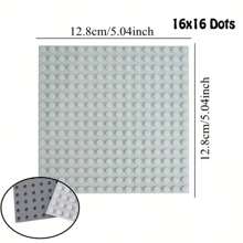 2PCS 16X16 Dots Small Particle Compatible DIY Building Blocks Baseplates Bricks Educational Assemblage Construction Base Plates Toys For Kids - Multicolor - View 18