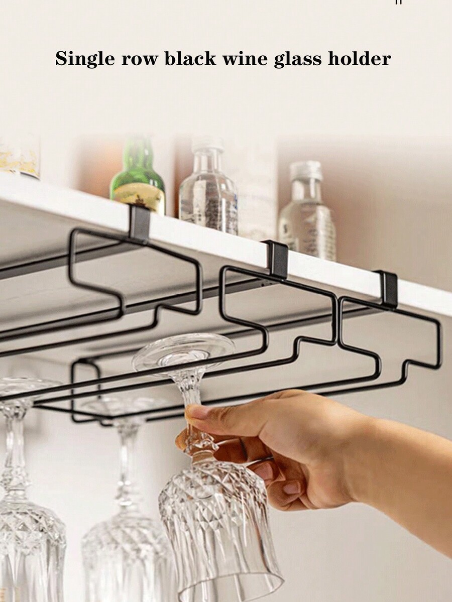 Punch Free Creative Tall Wine Glass Holder Nail Free Wine Glass Upside