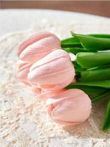 5 bông hoa tulip nhân tạo, hoa giả thật, hoa tulip hồng, quà tặng ngày của mẹ, ngày lễ tình nhân, thích hợp cho gia đình, văn phòng, trang trí đám cưới, trang trí bó hoa, hoa giả mùa xuân và mùa hè, trang trí nhà cửa, tiệc ngoài trời trong vườn - Nhiều màu - Xem 9