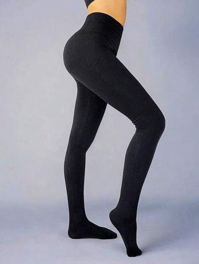 Medias térmicas de mallón para mujer, pantimedias sexys y cálidas translúcidas,medias termicas mujer, ajustadas y gruesas, de terciopelo elástico, para invierno